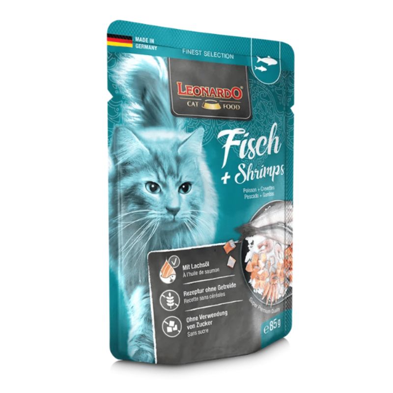 Leonardo Fish + Camarones 85 Gr