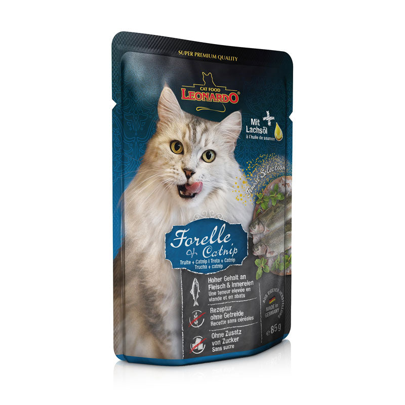 Leonardo sobre Trucha Y Catnip 85gr