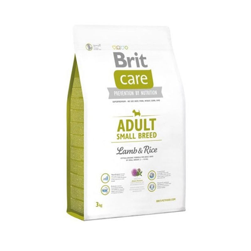 Brit care adulto small lamb&raice 3kg