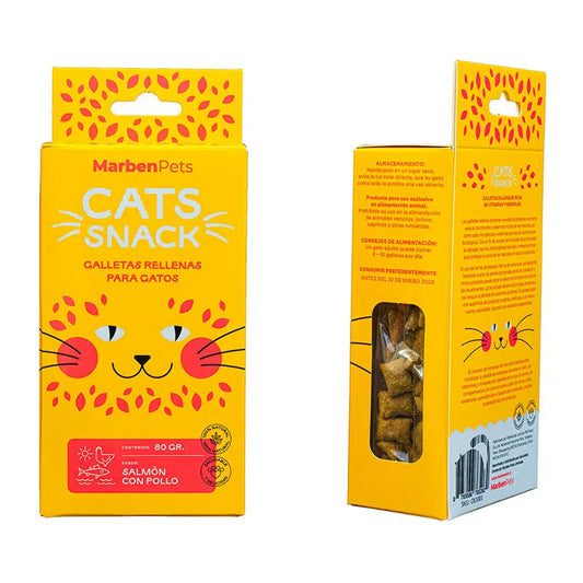 cats snacks salmon y pollo 80gr