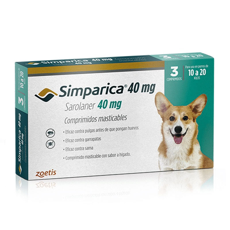 Simparica 10 a 20kg 3comp