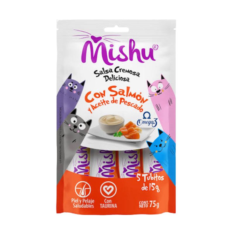 Mishu Tubos Salmon 15 g x 5
