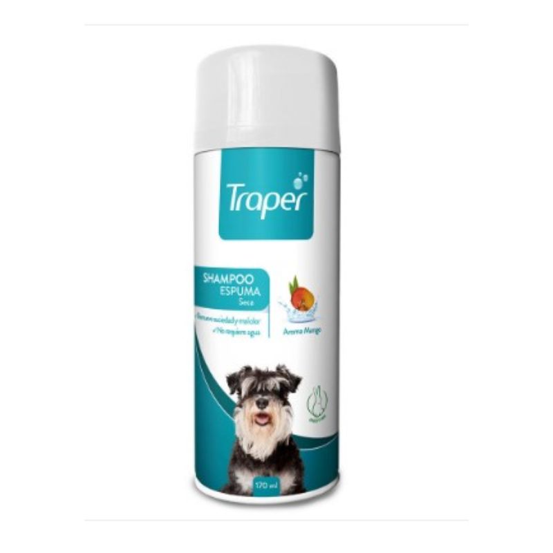 Traper Shampoo Espuma Seca para Perros 170ml