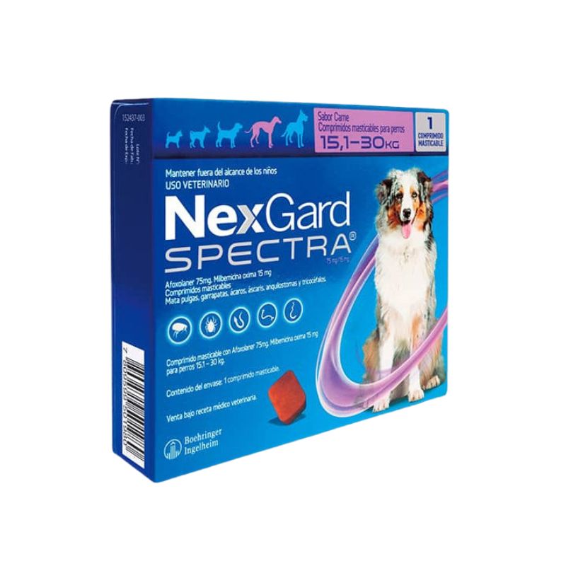 Nexgard Spectra 15.1 a 30 kg  - 1 Comp