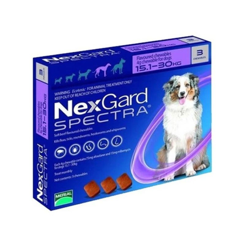 Nexgard Spectra 15.1 a 30 kg 3 Comp