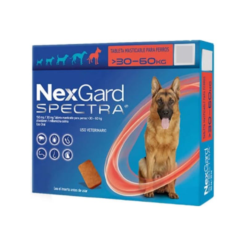 Nexgard Spectra 30 a 60kg - 3 Comp