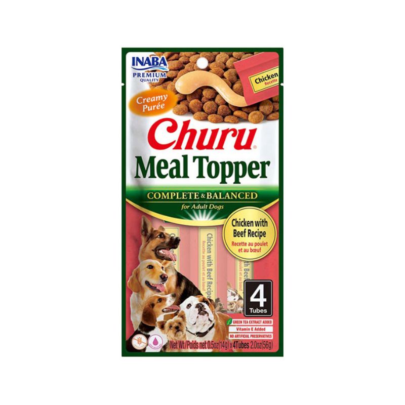 Churu Meal Topper Atún Salmón 4-tubs
