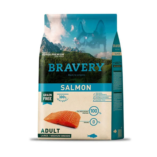 Bravery Adulto Medium Salmon 4kg