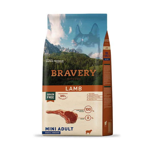 Bravery Mini Adulto Cordero 2kg