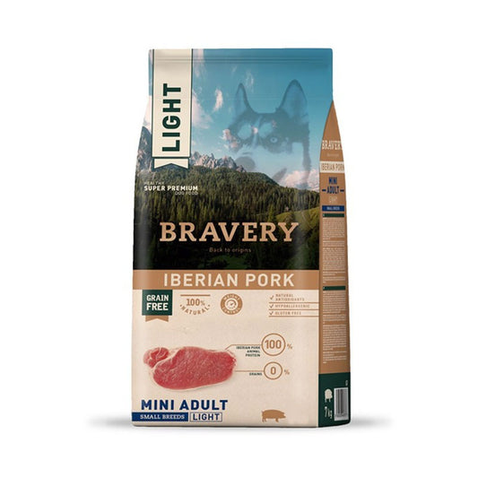 Bravery Adulto Mini Iberian Pork Light 2kg