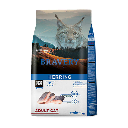 Bravery adulto cat herring 2kg