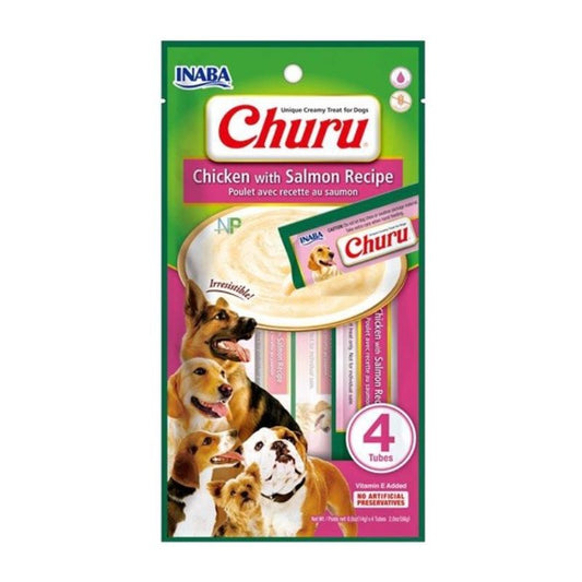 Churu Perro Pollo & Salmon X4 56g