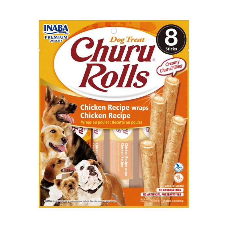 Churu Rolls Perro - Pollo 96gr