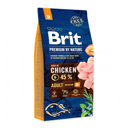 Brit by nature adulto medium chicken 15 kg