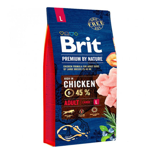 Brit by nature adulto large 15kg