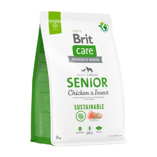 Brit care chiken & insect senior 3kg