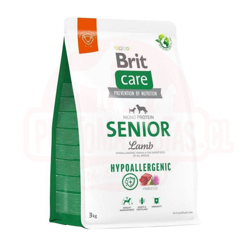 Brit care senior lamb & raice 3kg