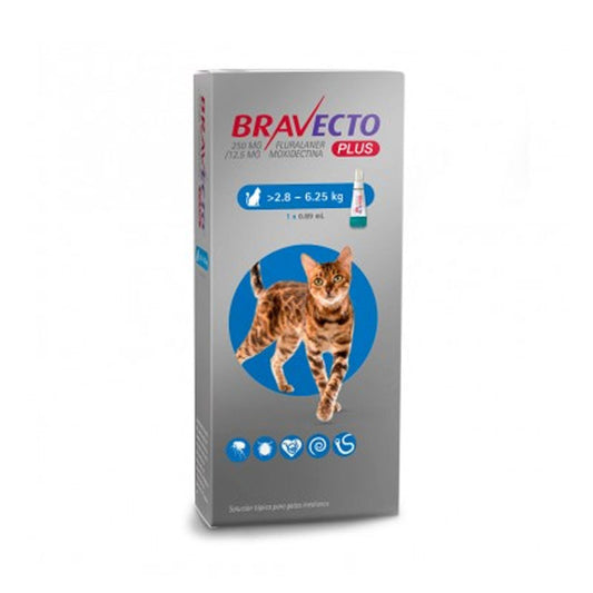 Bravecto Gato 2.8- 6.2kg